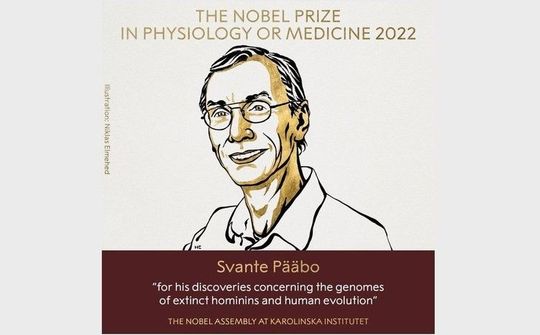 Giải Nobel Y Sinh 2022 vinh danh những khám phá về sự tiến hóa của loài người