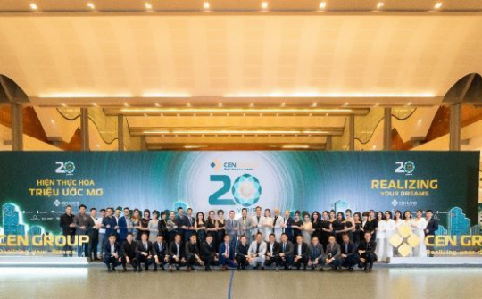 Kỉ niệm 20 năm thành lập Cen Group tổ chức Đại lễ hội “Hiện thực hóa triệu ước mơ” và công bố nhận diện thương hiệu mới