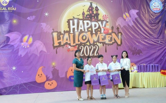 Happy Halloween 2022 - Trải nghiệm mới mẻ, ly kỳ cho các em học sinh Tiểu học Trần Phú, Hà Đông