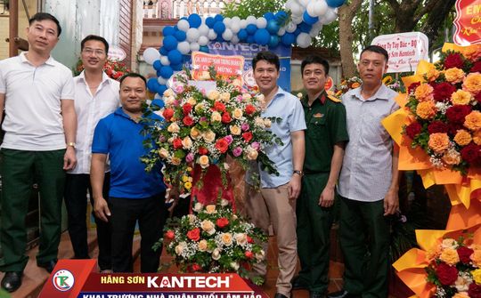 Hãng sơn Kantech: Khai trương Nhà phân phối Lâm Hảo - Thái Bình