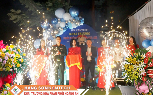 Hãng sơn Kantech: Khai trương Nhà phân phối Hoàng An - TP.Hải Dương