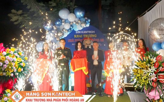 Hãng sơn Kantech: Khai trương Nhà phân phối Hoàng An - TP.Hải Dương
