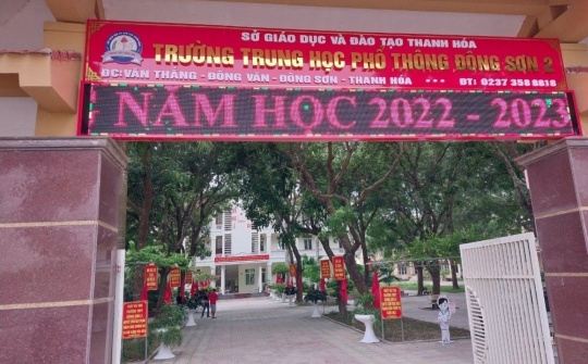 Trường THPT Đông Sơn 2: Chặng đường 20 năm hình thành và phát triển