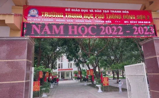 Trường THPT Đông Sơn 2: Chặng đường 20 năm hình thành và phát triển