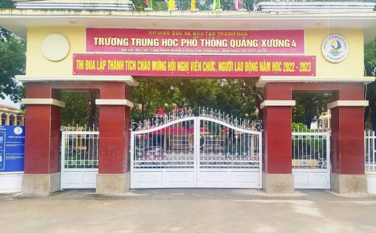 Trường THPT Quảng Xương 4: Chú trọng nâng cao chất lượng giáo dục toàn diện
