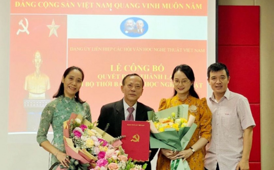 Công bố Quyết định thành lập Chi bộ Thời báo Văn học nghệ thuật