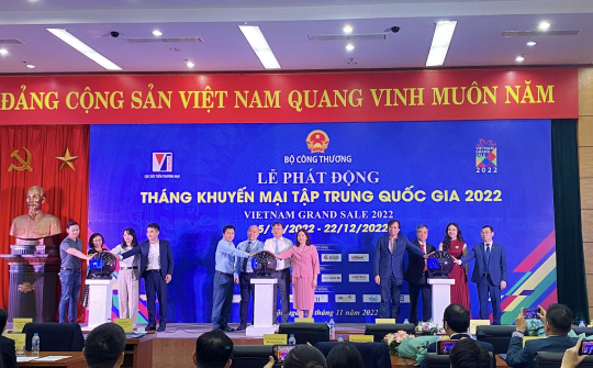 Tháng Khuyến mại tập trung quốc gia kỳ vọng đột phá thúc đẩy tiêu dùng cuối năm