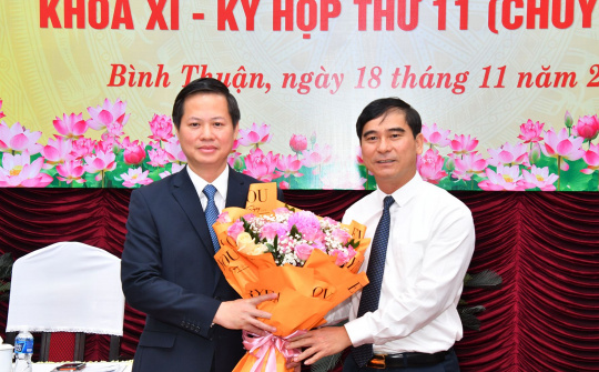 Bình Thuận có tân Chủ tịch UBND tỉnh