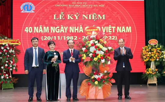 Đại học Nội vụ Hà Nội long trọng kỷ niệm 40 năm Ngày Nhà giáo Việt Nam