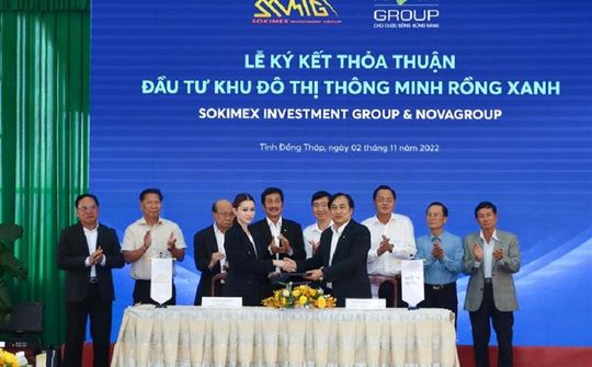 NovaGroup và Sokimex cam kết đầu tư, phát triển dự án khu đô thị BLUE DRAGON