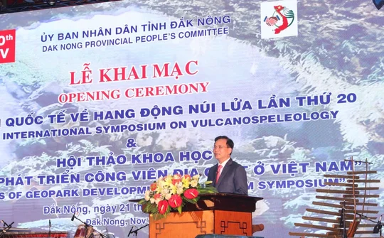 Dak Nong officially opens the 20th International Conference on Volcanic Caves