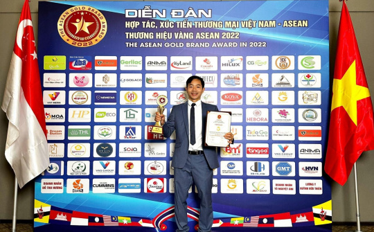 Quà tặng vàng King Gold Art đạt top 10 “thương hiệu vàng Asean” tại Singapore