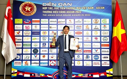 Quà tặng vàng King Gold Art đạt top 10 “thương hiệu vàng Asean” tại Singapore