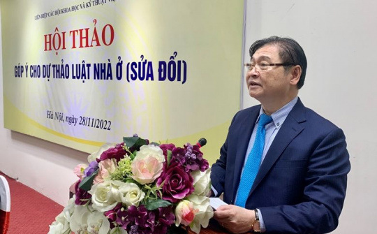 Góp ý hoàn thiện Dự thảo Luật Nhà ở (sửa đổi)