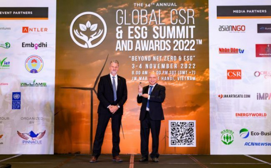 Vinamilk được nhận giải thưởng quốc tế cho những nỗ lực thúc đẩy CSR và ESG tại Việt Nam
