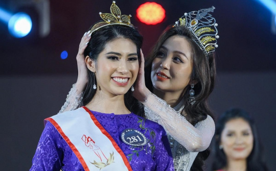 Người đẹp Trà Vinh đoạt vương miện Hoa khôi Nam Bộ 2022