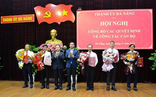 Đà Nẵng: Công bố các quyết định về công tác cán bộ chủ chốt