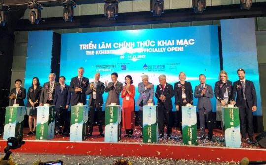 Khai mạc Triển lãm và Hội thảo quốc tế về ngành nước và môi trường Vietwater 2022