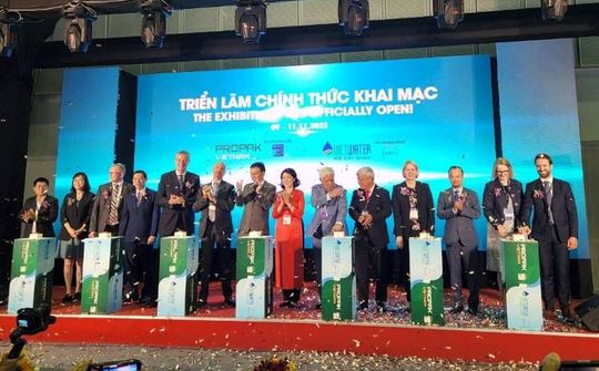 Khai mạc Triển lãm và Hội thảo quốc tế về ngành nước và môi trường Vietwater 2022