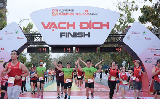 Giải chạy Marathon Quốc tế TP.HCM Techcombank mùa thứ 5 thành công tốt đẹp