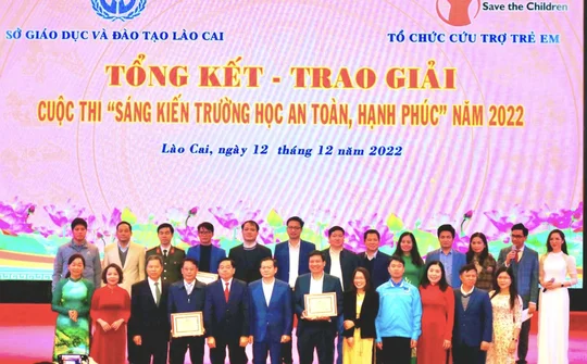 Lào Cai: Tổng kết cuộc thi “Sáng kiến trường học an toàn, hạnh phúc” năm 2022
