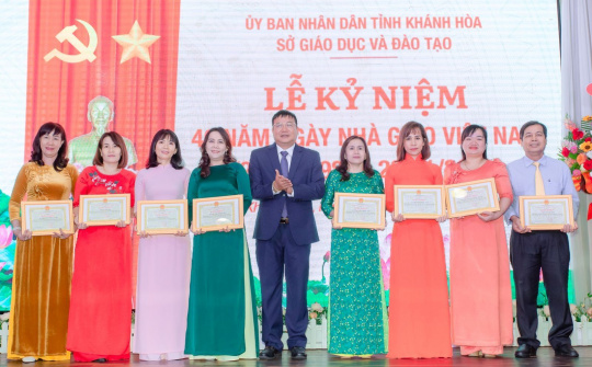 Sở GD&ĐT tỉnh Khánh Hoà: Không ngừng đổi mới, nâng cao chất lượng giáo dục