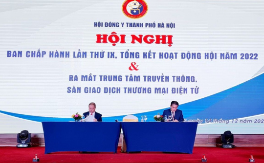 Hội Đông y TP Hà Nội ra mắt Trung tâm Truyền thông và Sàn giao dịch thương mại điện tử