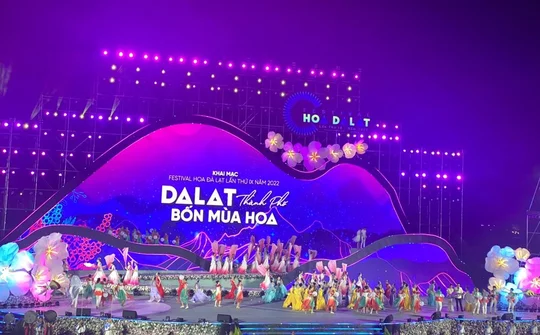 Lâm Đồng: Khai mạc Lễ hội Festival Hoa Đà Lạt lần thứ IX năm 2022