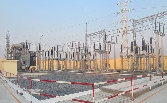 Điện lực Nam Định: Vận hành trạm 110kV Hiển Khánh, sẵn sàng đảm bảo cung ứng điện trên địa bàn