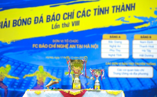 Nghệ Tĩnh Press Club lần thứ 3 vô địch giải bóng đá báo chí các tỉnh thành