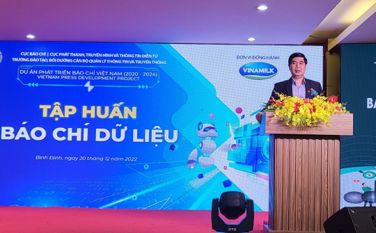 Dự án Phát triển báo chí Việt Nam tổ chức lớp tập huấn “Báo chí dữ liệu”