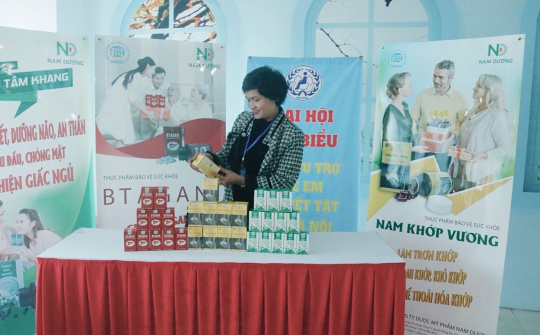 Dược mỹ phẩm Nam Dương đồng hành cùng Hội Cứu trợ trẻ em khuyết tật tại Đại hội nhiệm kỳ V