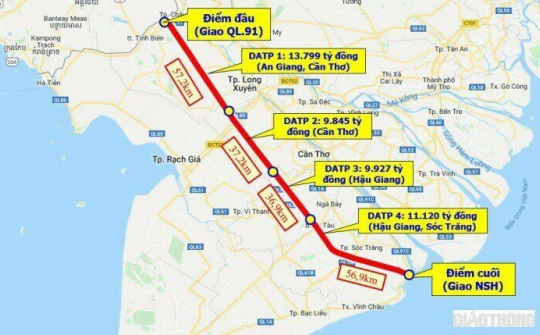 Phê duyệt Khung chính sách bồi thường, tái định cư Dự án cao tốc Châu Đốc – Cần Thơ – Sóc Trăng