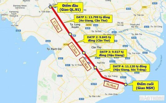 Phê duyệt Khung chính sách bồi thường, tái định cư Dự án cao tốc Châu Đốc – Cần Thơ – Sóc Trăng