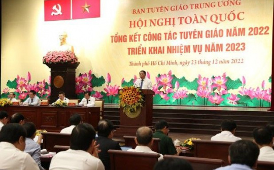 Ngành tuyên giáo thể hiện rõ vai trò "đi trước mở đường, đi cùng thực hiện, đi sau tổng kết"
