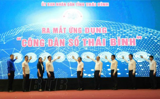 Phát triển ứng dụng dữ liệu dân cư Thái Bình: Tích cực đồng hành chuyển đổi số quốc gia