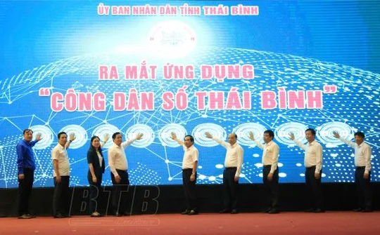 Phát triển ứng dụng dữ liệu dân cư Thái Bình: Tích cực đồng hành chuyển đổi số quốc gia