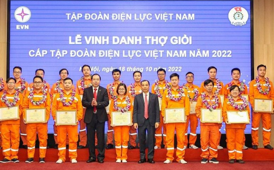 EVNPC Hưng Yên góp thêm Thợ giỏi, Điều độ viên giỏi cấp Tập đoàn EVN