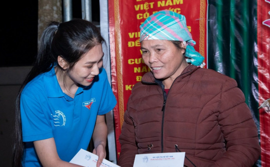 Tuổi trẻ Học viện Phụ Nữ Việt Nam: Hạnh phúc là sự cho đi mà không cần nhận lại