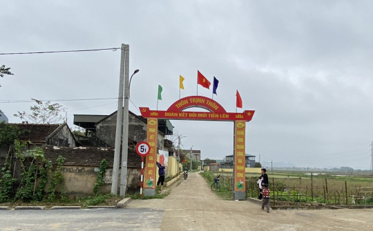 Hoằng Phú xây dựng thành công thôn Trịnh Thôn đạt NTM kiểu mẫu