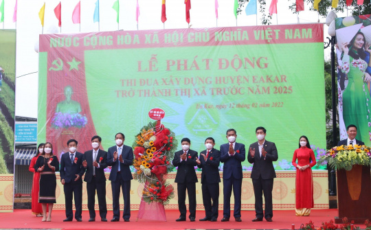 Đắk Lắk: Phát động thi đua xây dựng và phát triển huyện Ea Kar trở thành thị xã trước năm 2025