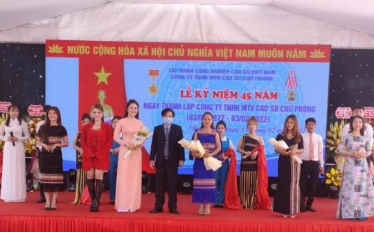 Công ty Cao su Chư Prông: 45 năm xây dựng, đổi mới và phát triển