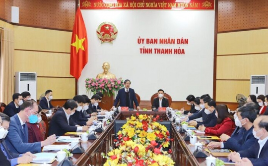 Bộ trưởng Bộ GD&ĐT Nguyễn Kim Sơn làm việc với tỉnh Thanh Hóa