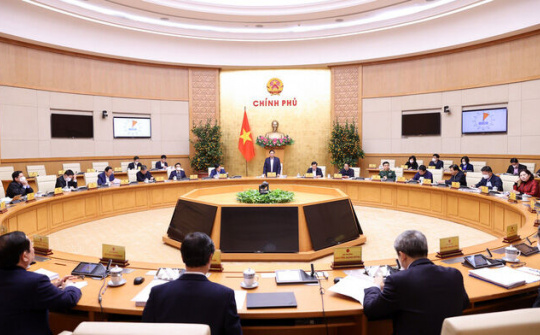Chính phủ tổ chức phiên họp chuyên đề xây dựng pháp luật