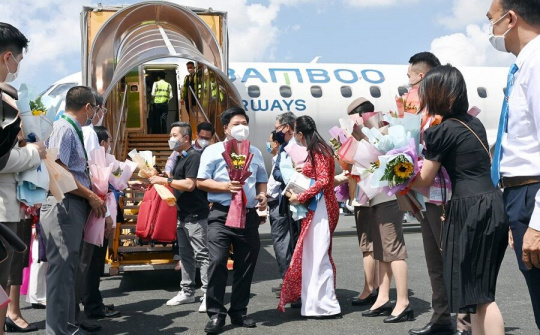 Bamboo Airways chính thức khai trương đường bay Rạch Giá - Phú Quốc