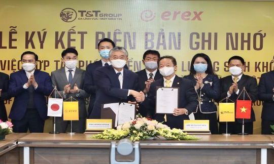 T&T Group và Tập đoàn EREX hợp tác phát triển năng lượng sinh khối tại Việt Nam