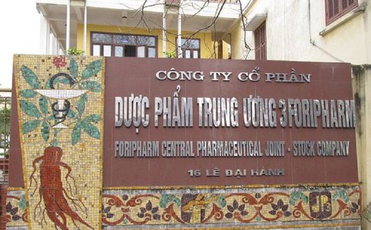 Dược phẩm Trung Ương 3 (DP3) bị phạt và truy thu hàng trăm triệu tiền thuế