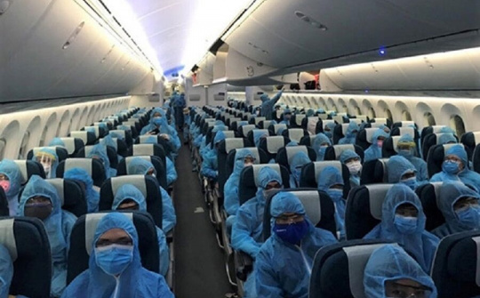 36 chuyến bay nước ngoài đưa hơn 2000 công dân Việt Nam về nước