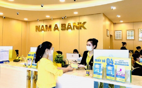 Nam A Bank báo lãi tăng gần 80% trong năm 2021