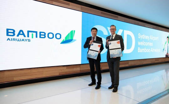 Bamboo Airways công bố đường bay TP.HCM - Sydney, tiếp tục mở rộng mạng bay thẳng Việt – Úc